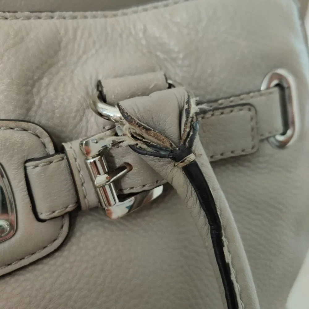 michael kors hamilton satchel gray